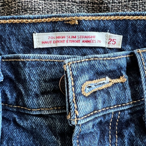 Levi's 70s High Slim Straight Jeans - Picture 6 of 6